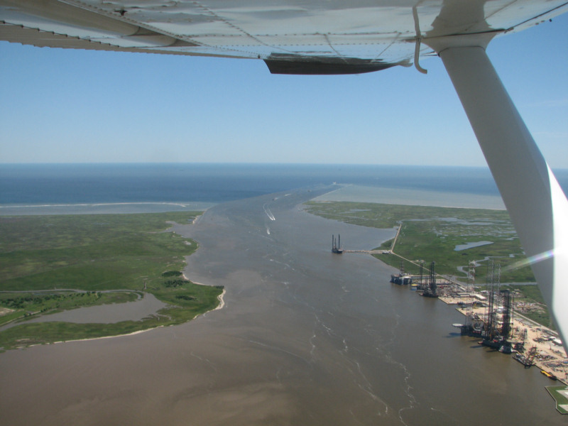 Sabine Pass Aerial Photos